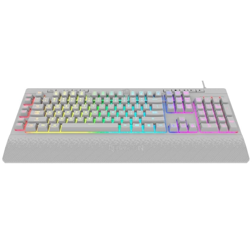 Teclado Redragon Shiva Rgb Blanco